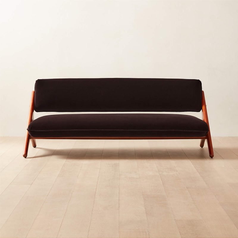Carlo Hauner Sofa Winner Wood Frame With Walnut Finish
