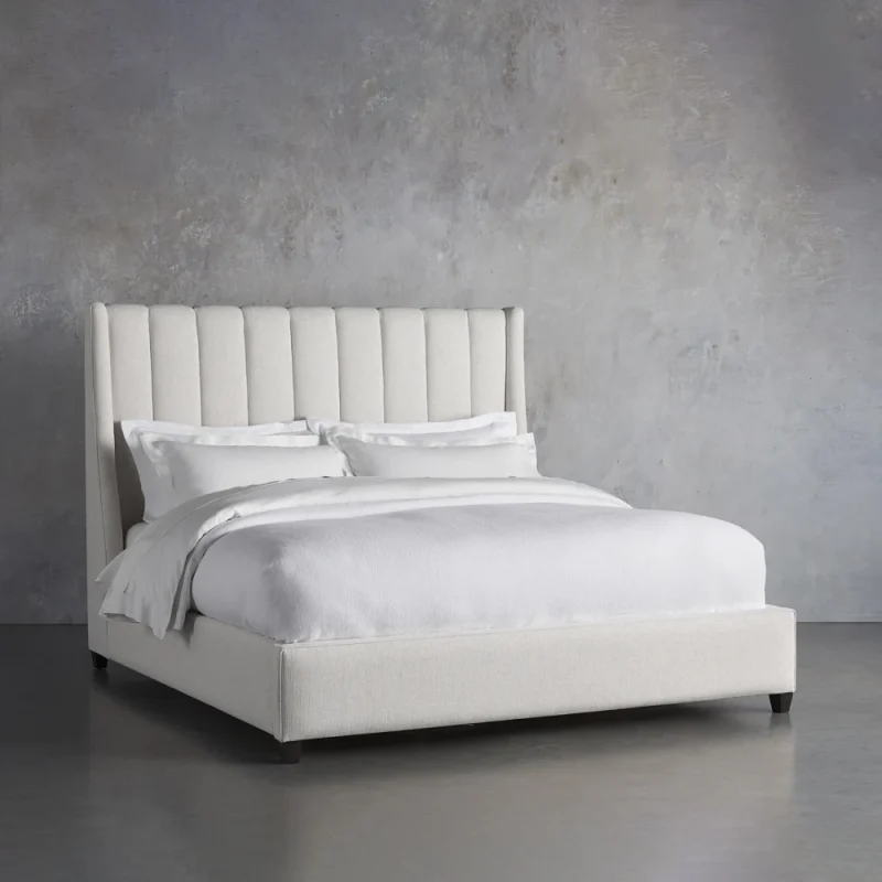 Headboards contain dense foam made from partially plant based material, padded with poly fibers.