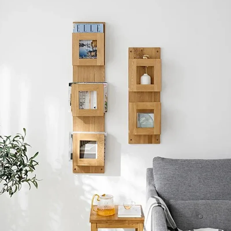 Maximize your floor space with these sleek shelves.