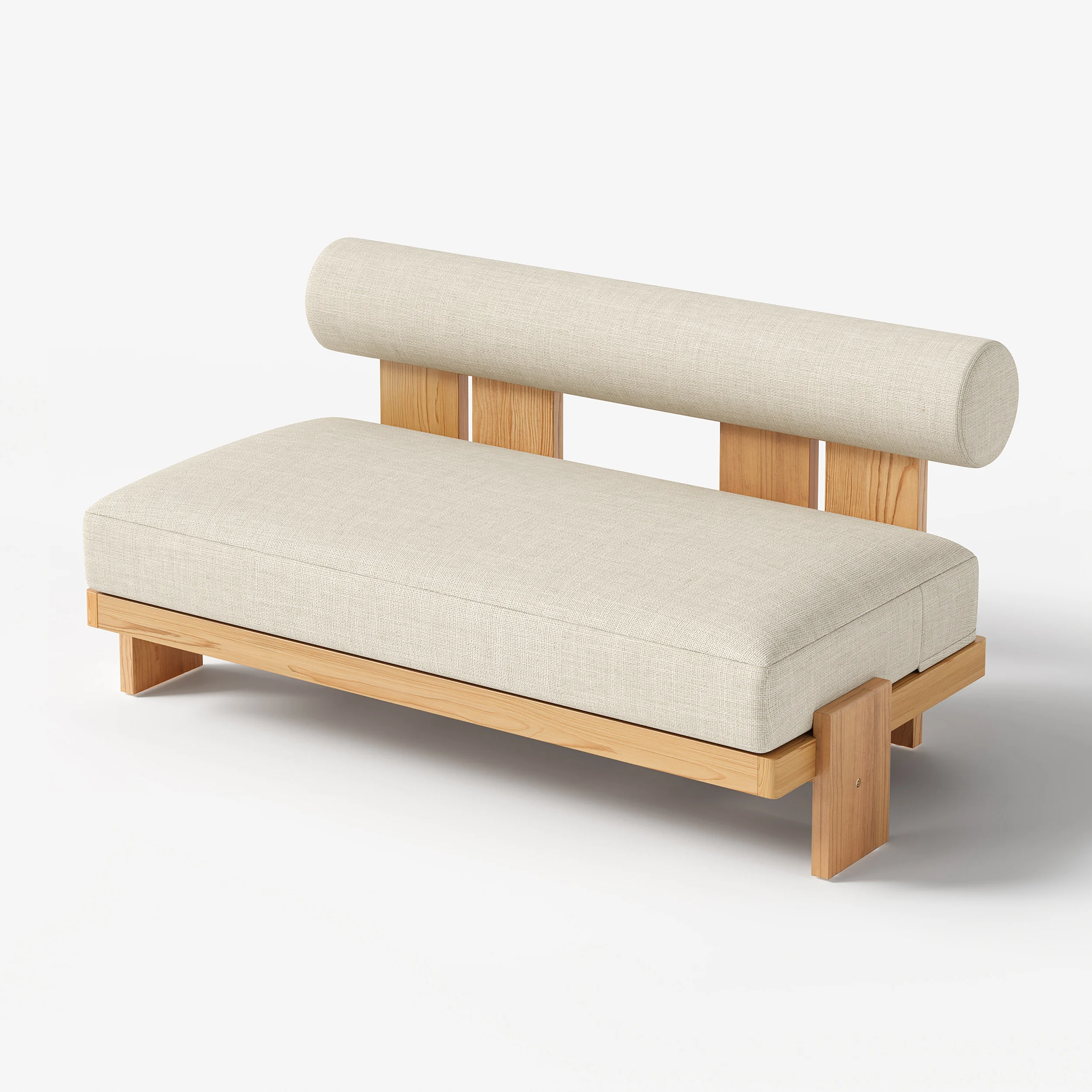 Verdana 4 Piece Outdoor Teak Sofa Set with Coffee Table (19)