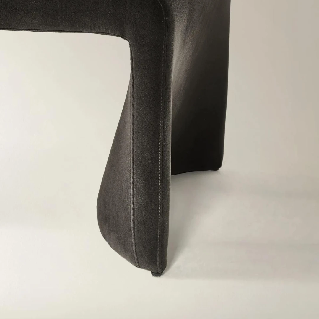 Eliza Dining Chair -Charcol Velvet (10)