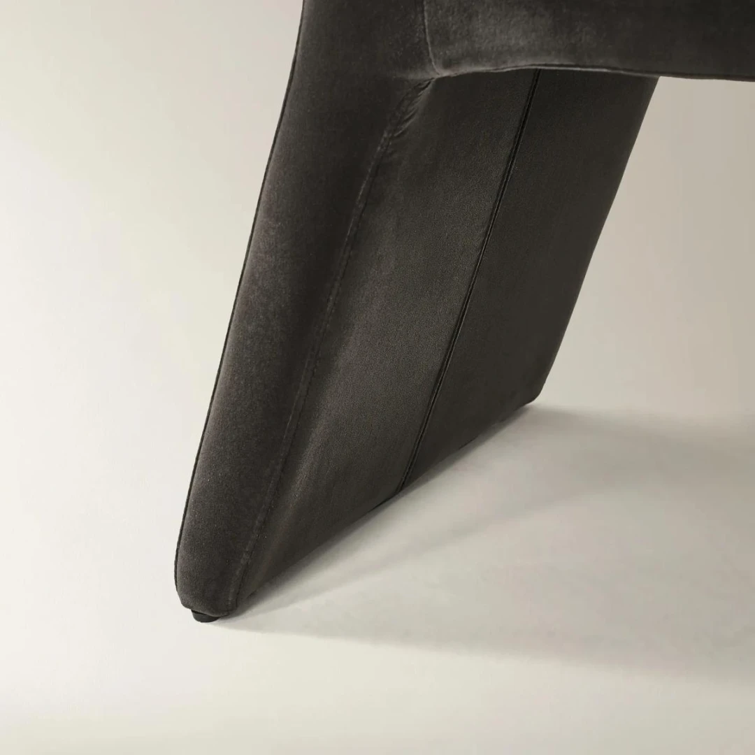 Eliza Dining Chair -Charcol Velvet (9)