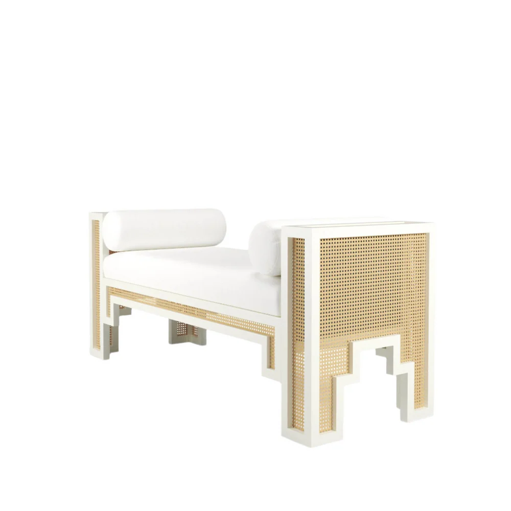 Arden Boucle Bedroom Bench (2)