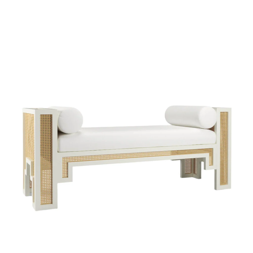 Arden Boucle Bedroom Bench (5)