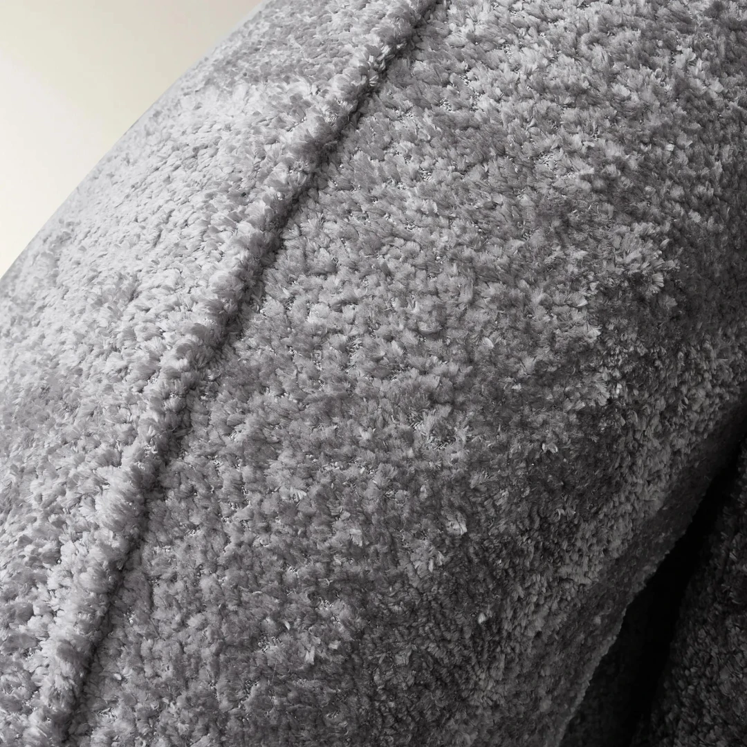 Aurora Curved Chenille Chaise (6)