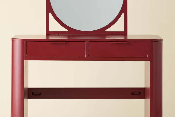 aurora wood mirror vanity modern design