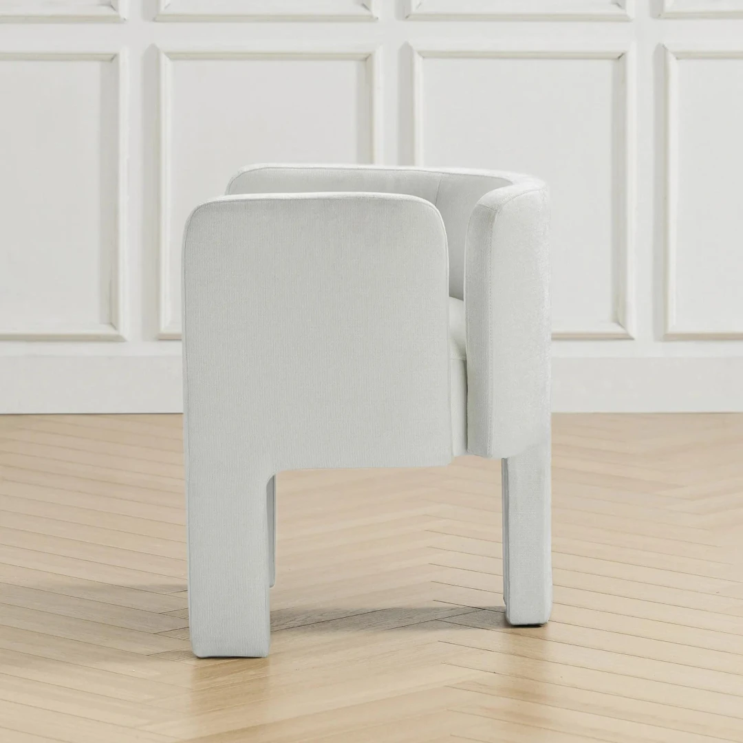Aveline Ivory Cutout Dining Chair (2)