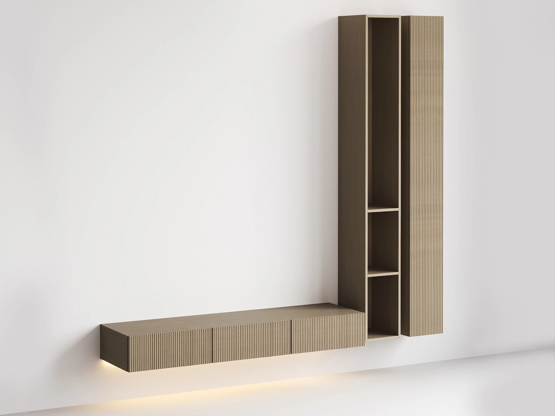 Canto Swedish Oak Wall Cabinet (1)