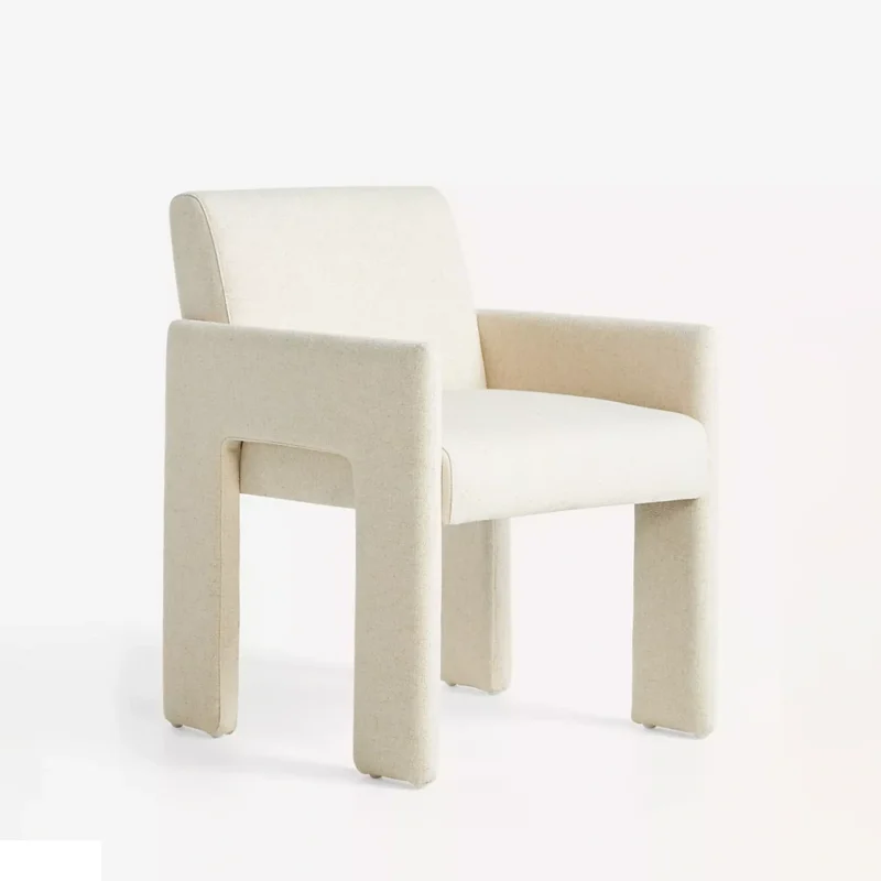 Clara Linen Dining Armchair