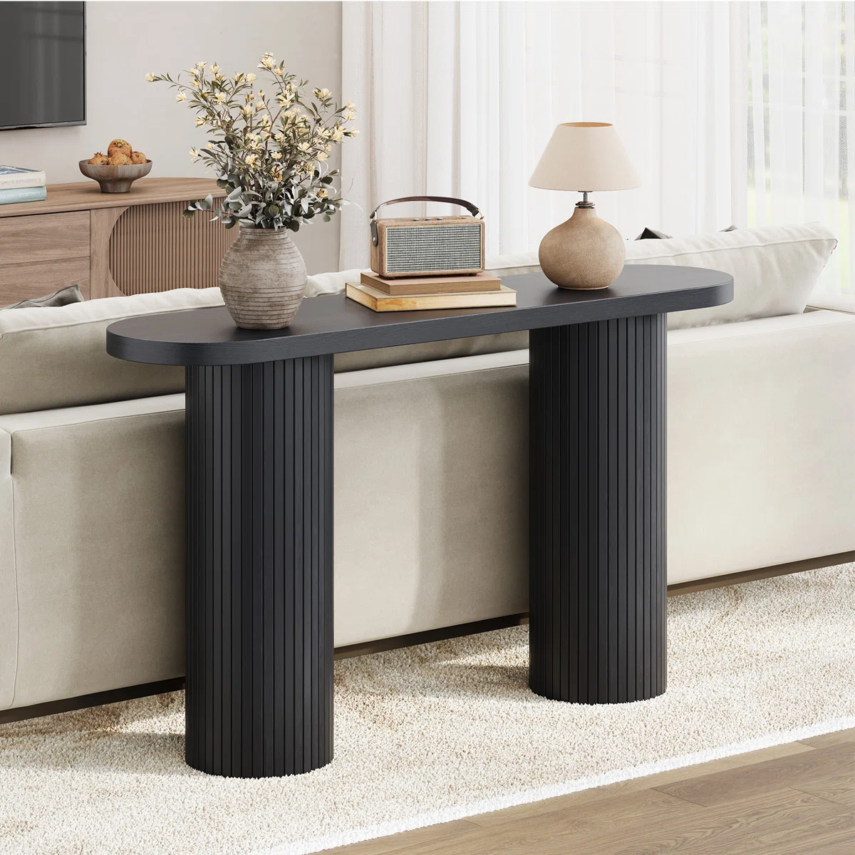 Elowen Oval Tambour Console Table (2)