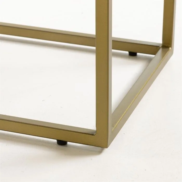 Industrial Leather Bench with Metal Frame (3)