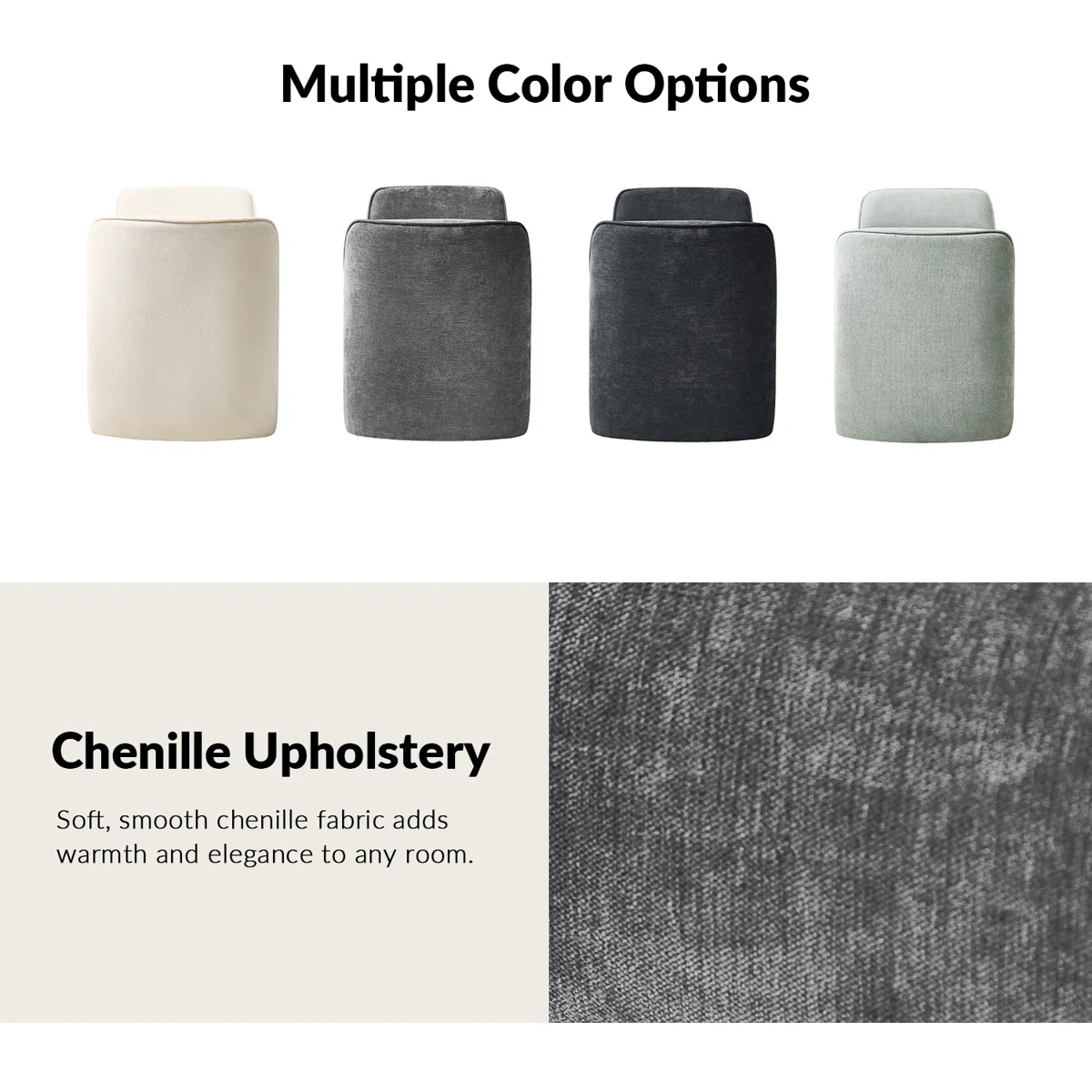 Liora Modern Chenille Upholstered Bench (5)