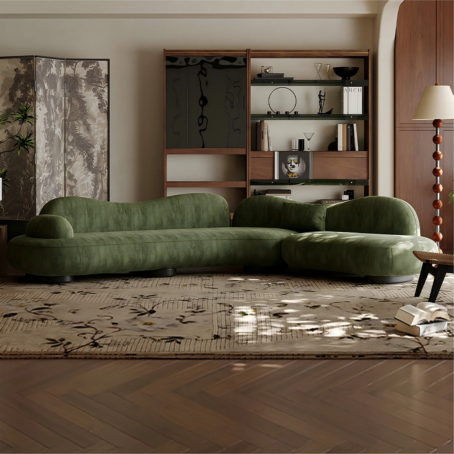 Meadow Curved Sectional Sofa (1)
