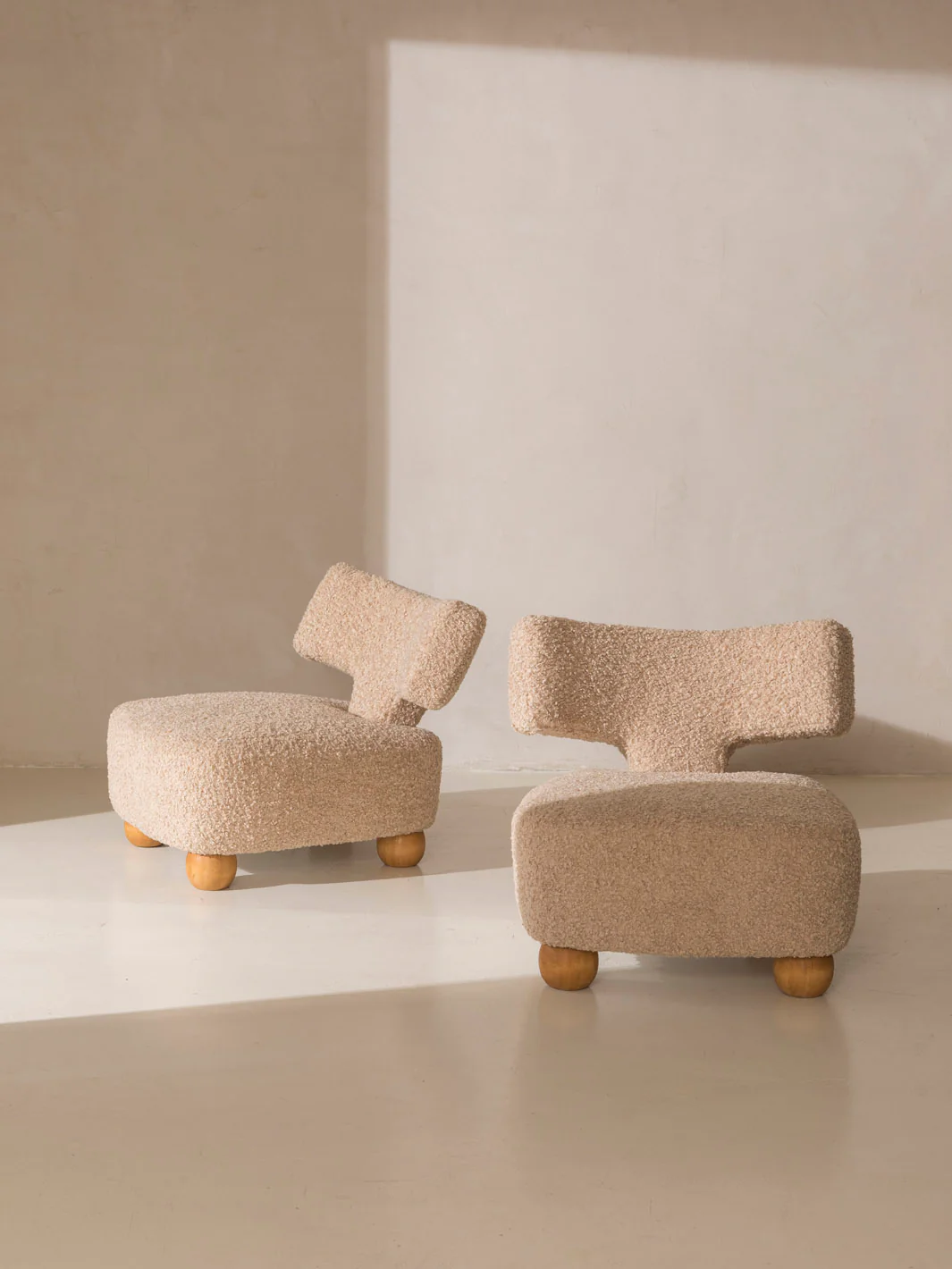 Nordic Taupe Bouclé Armchair (4)