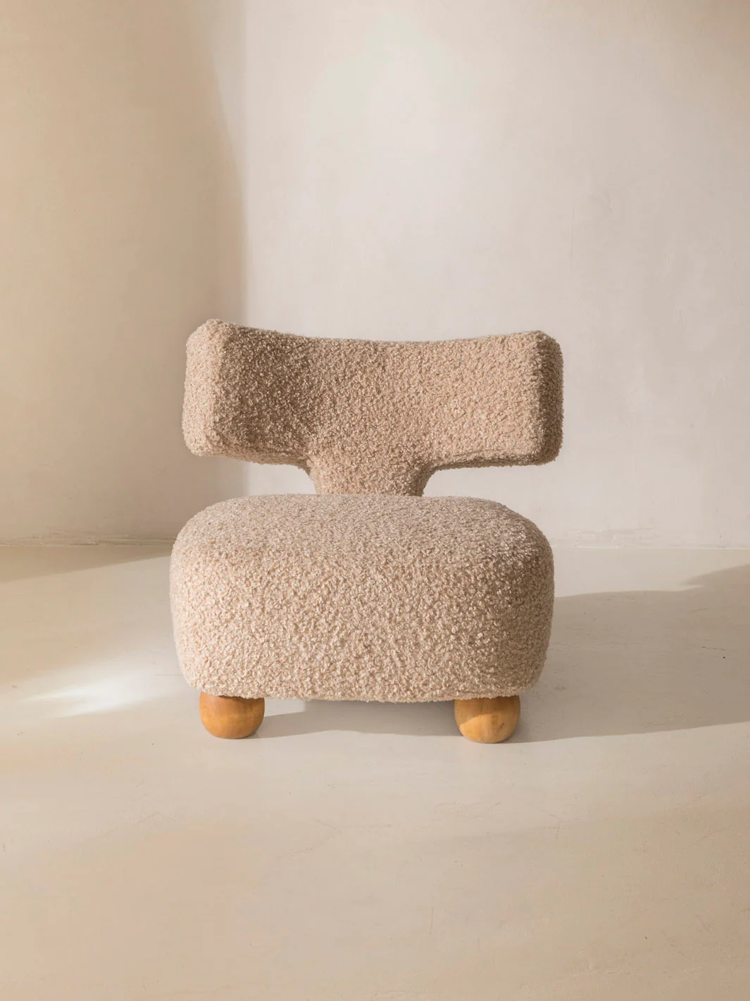 Nordic Taupe Bouclé Armchair (5)