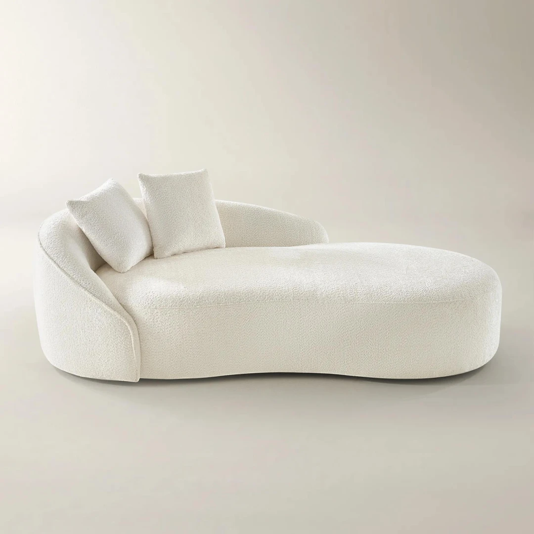 Solara Curved Chenille Chaise (6)