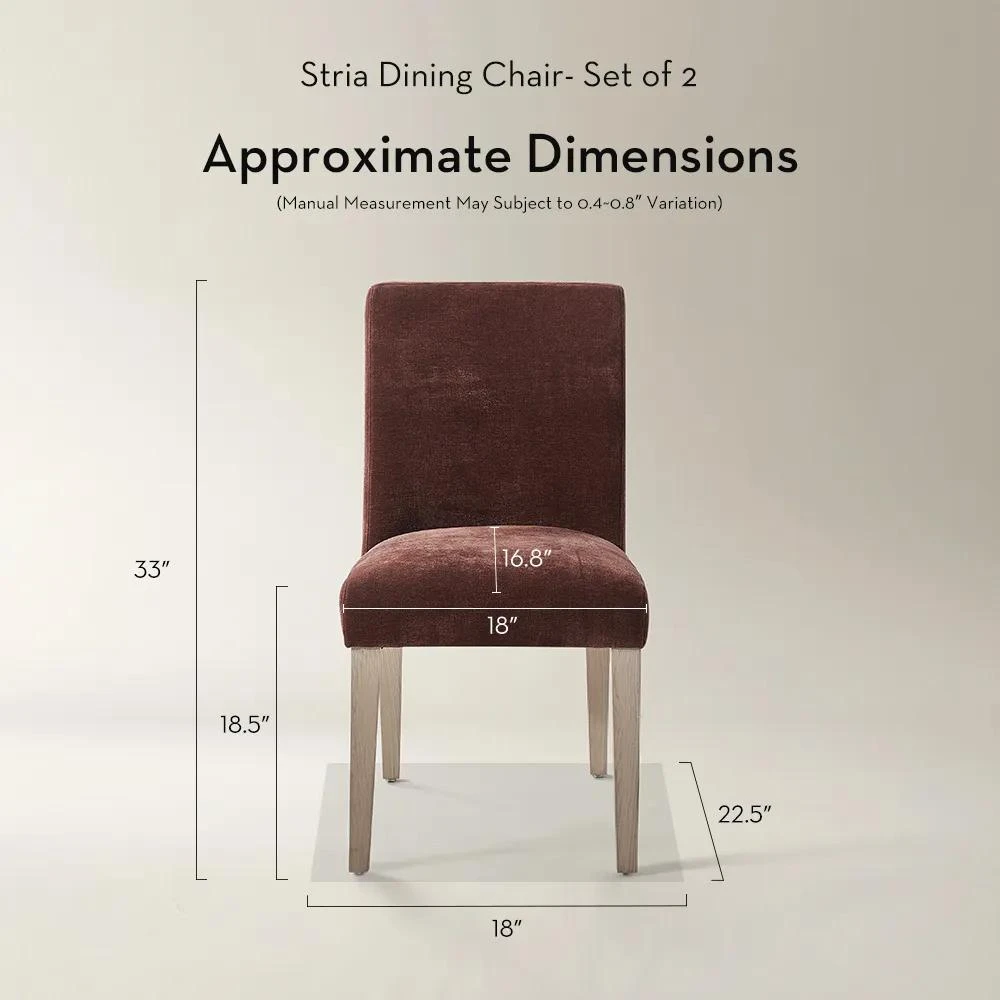 Stria Chenille Dining Chair (3)