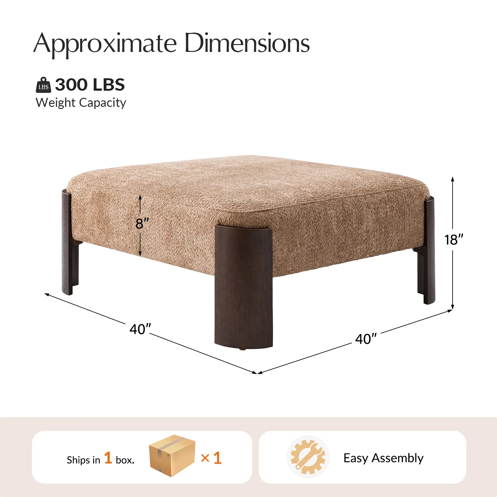 Aurora Modern Round Ottoman (6)