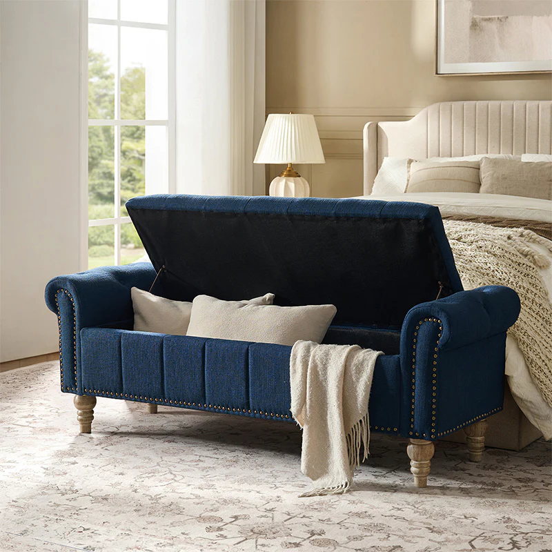 Gemma Classic Tufted Storage Bench