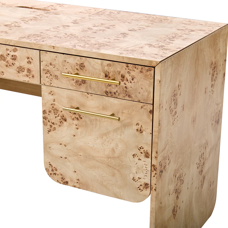 Burl Wood Desk (3)