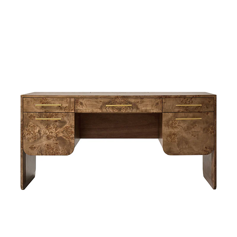 Burl Wood Desk (8)