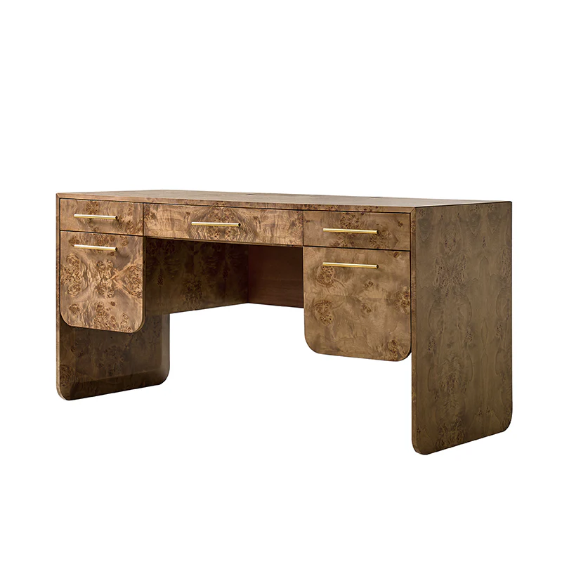 Burl Wood Desk (9)