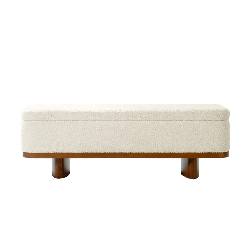 Claire Modern Chenille Upholstered Storage Bench (10)