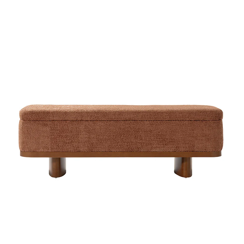 Claire Modern Chenille Upholstered Storage Bench (5)