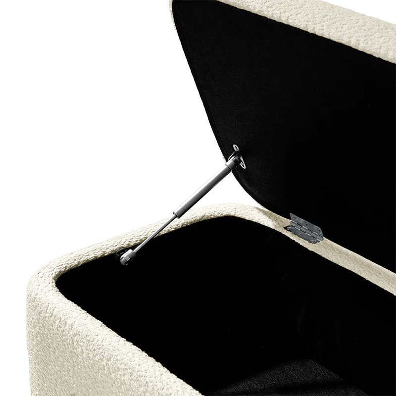 Claire Modern Chenille Upholstered Storage Bench (9)