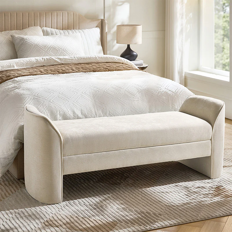 Diana Modern Chenille Upholstered Bench (10)