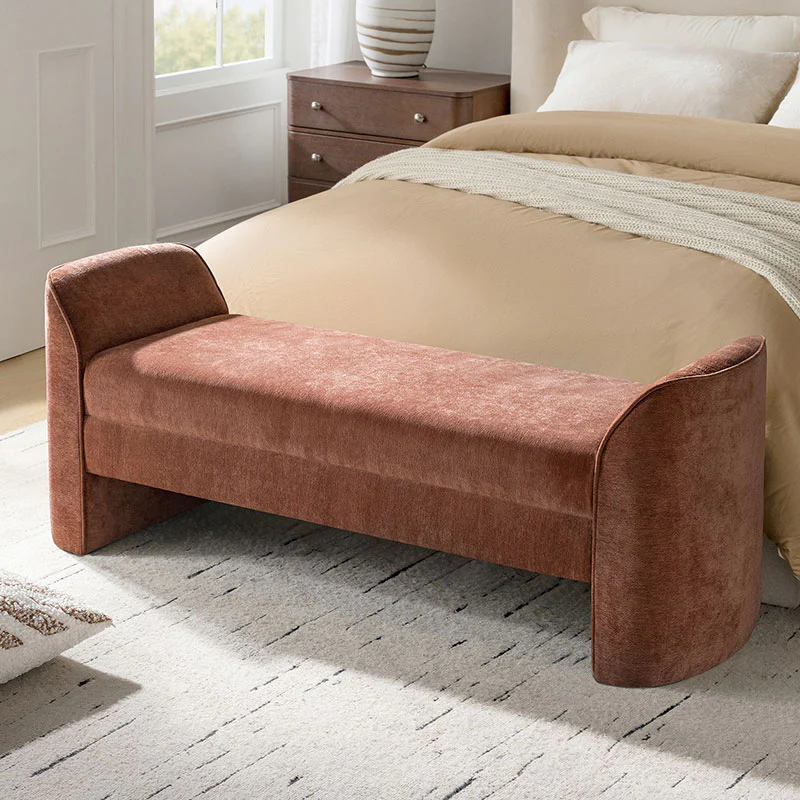 Diana Modern Chenille Upholstered Bench (21)