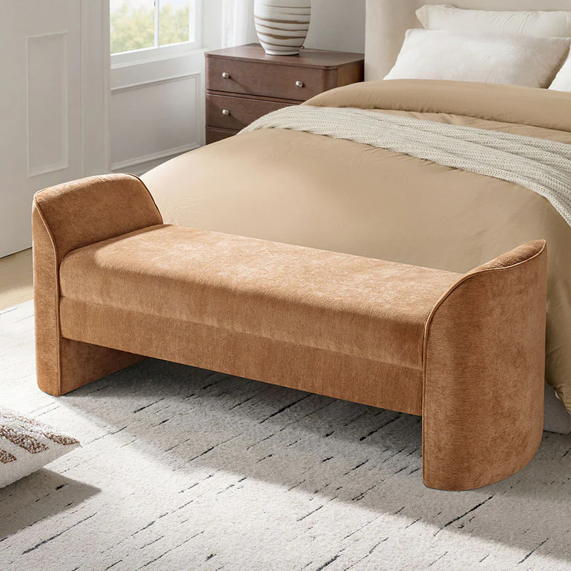 Diana Modern Chenille Upholstered Bench (27)