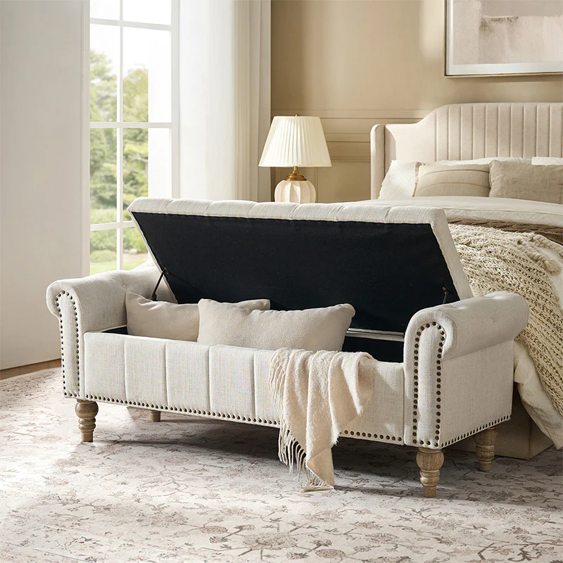 Gemma Classic Tufted Storage Bench (19)