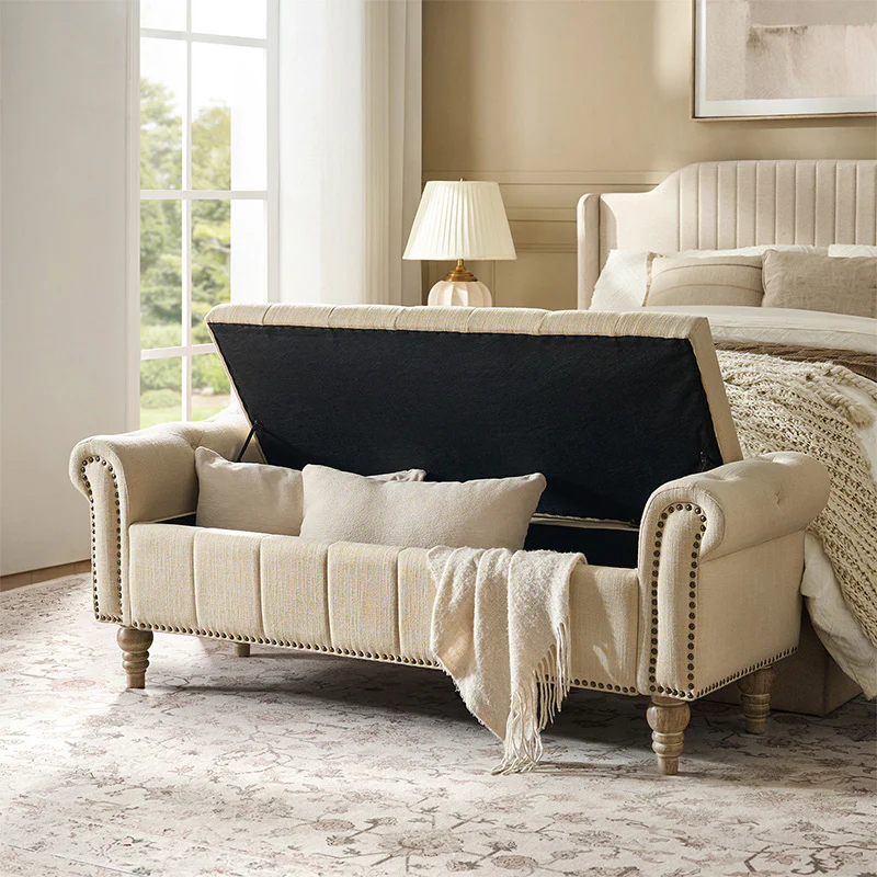 Gemma Classic Tufted Storage Bench (6)