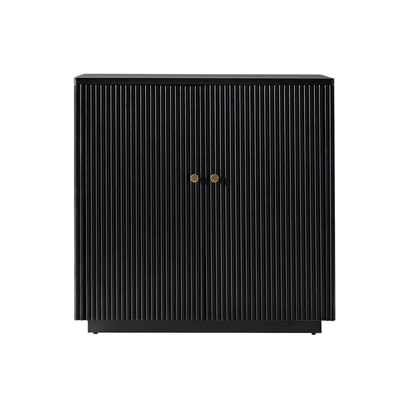 Modern Fluted Solid Wood Accent Cabinet (14)