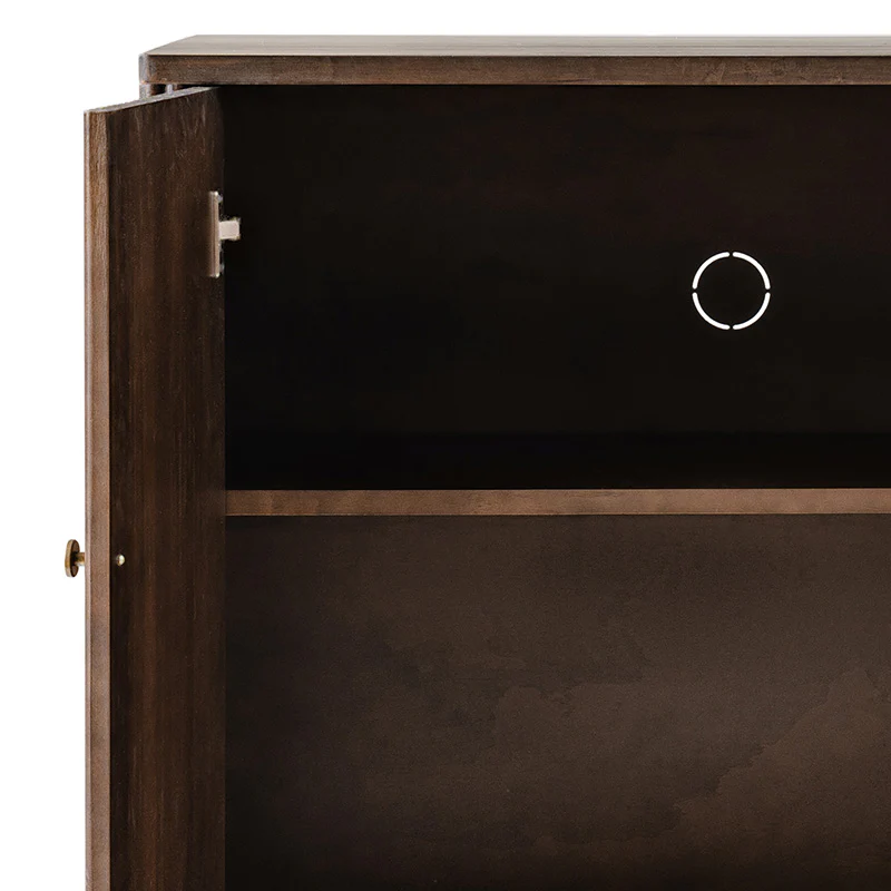 Modern Fluted Solid Wood Accent Cabinet (18)
