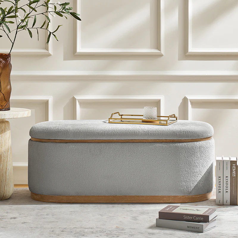 Nova Modern Chenille Storage Bench (13)