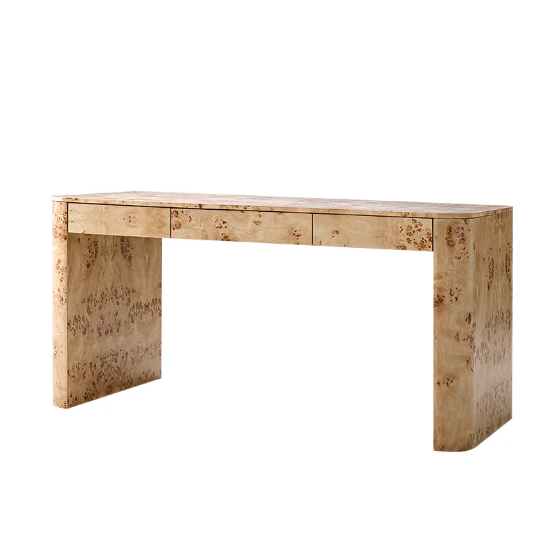 Poplar Burl Desk (1)