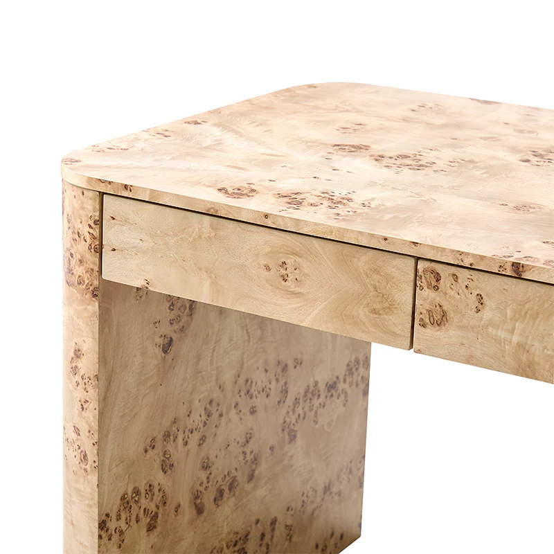 Poplar Burl Desk (2)