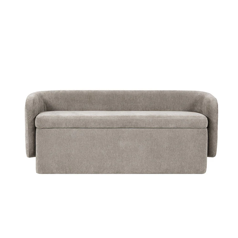 Serena Modern Chenille Storage Bench (10)