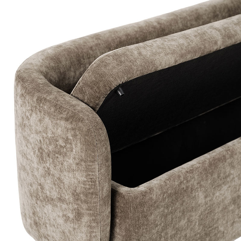 Serena Modern Chenille Storage Bench (5)