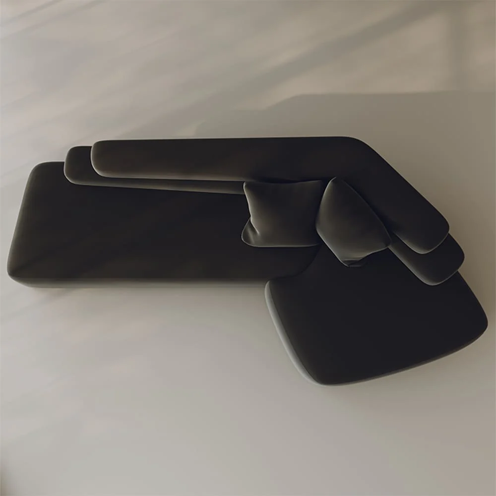 Saul Velvet 4 Seater Sofa (3)