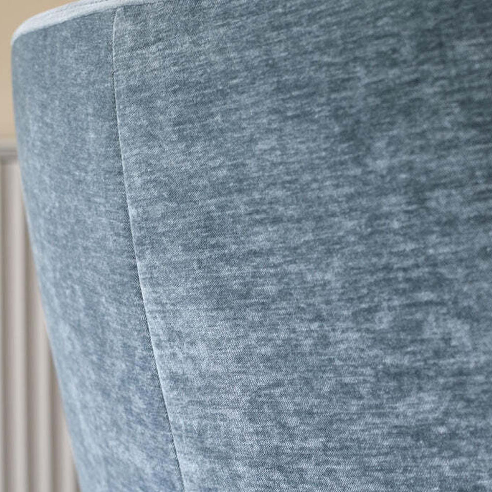 Aurora Blue Grey Chenille Swivel Chair (3)