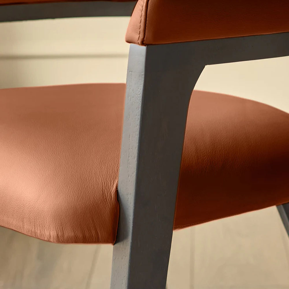 Dylan tan leather chair (3)