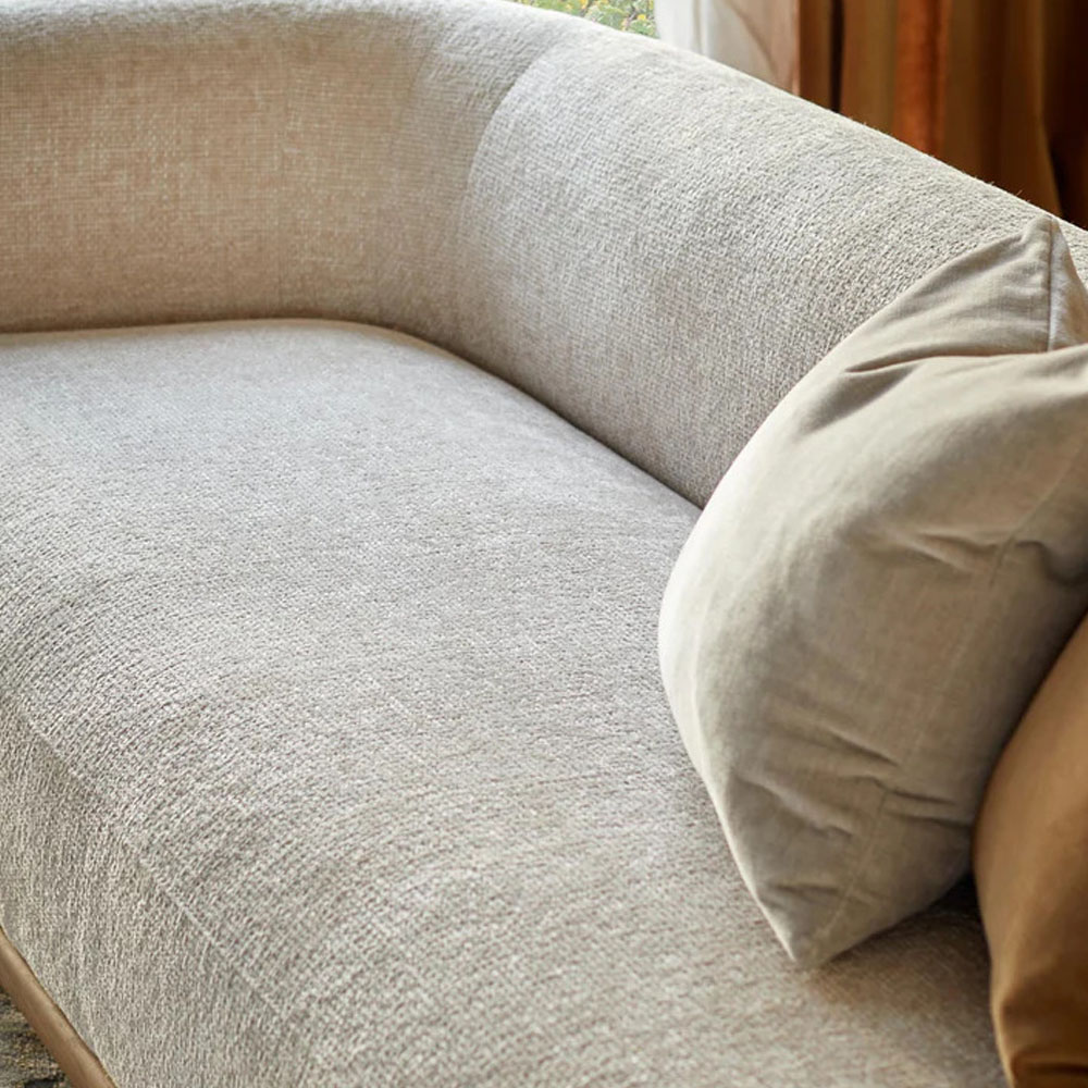 Florence Natural Fabric 3 Seater Sofa (1)