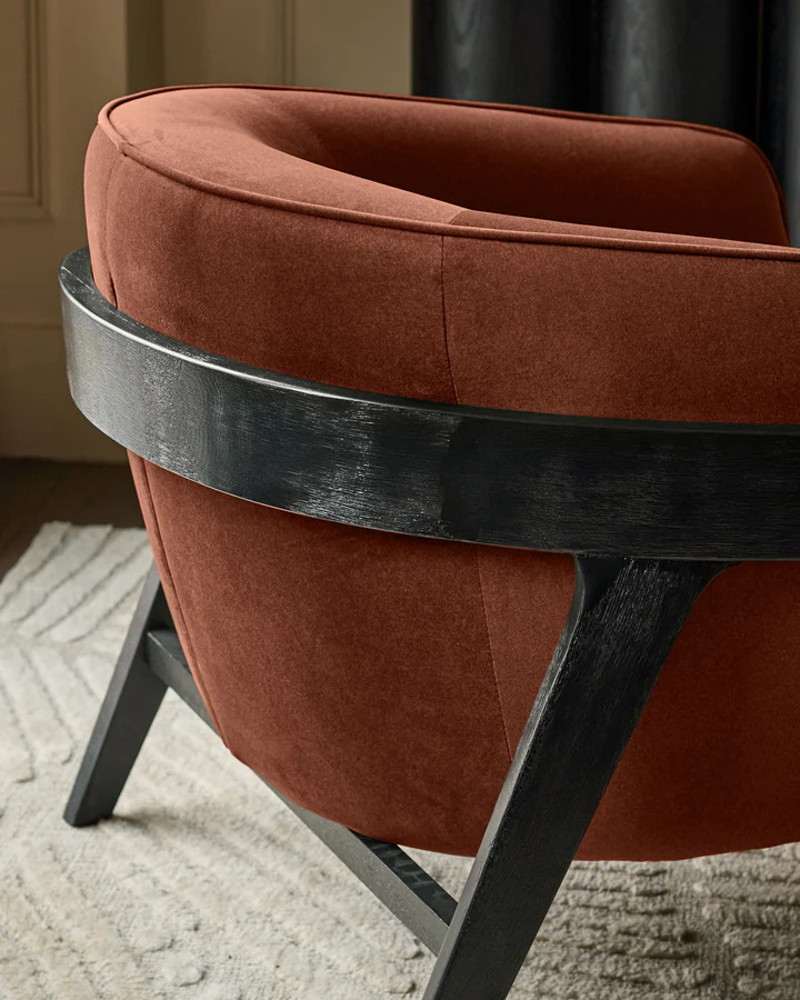 Palmer Toffee Red Occasional Chair (1)