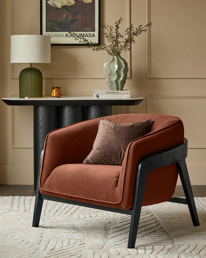 Palmer Toffee Red Occasional Chair (9)