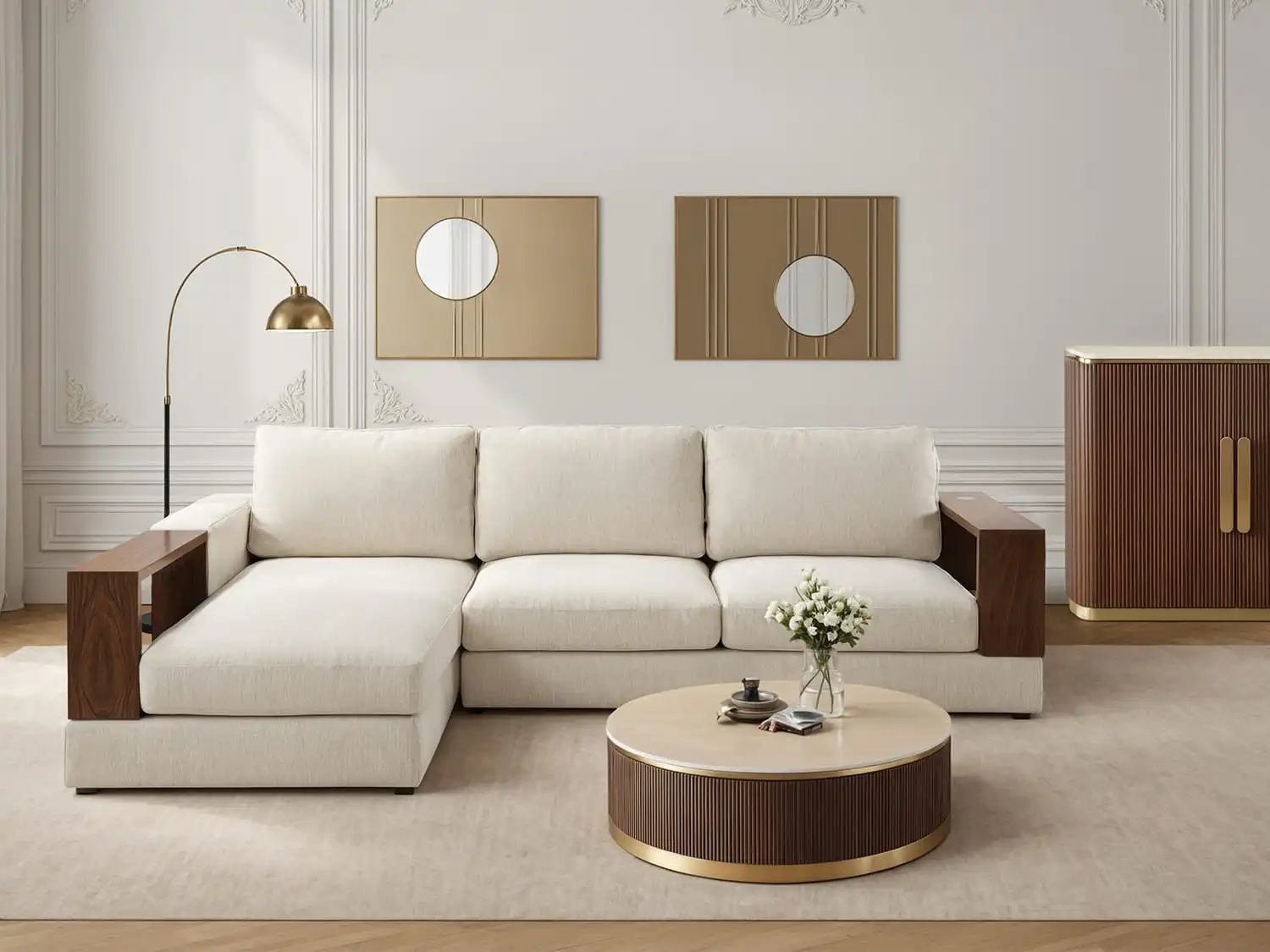 Moderno Bianco Sofa (1)