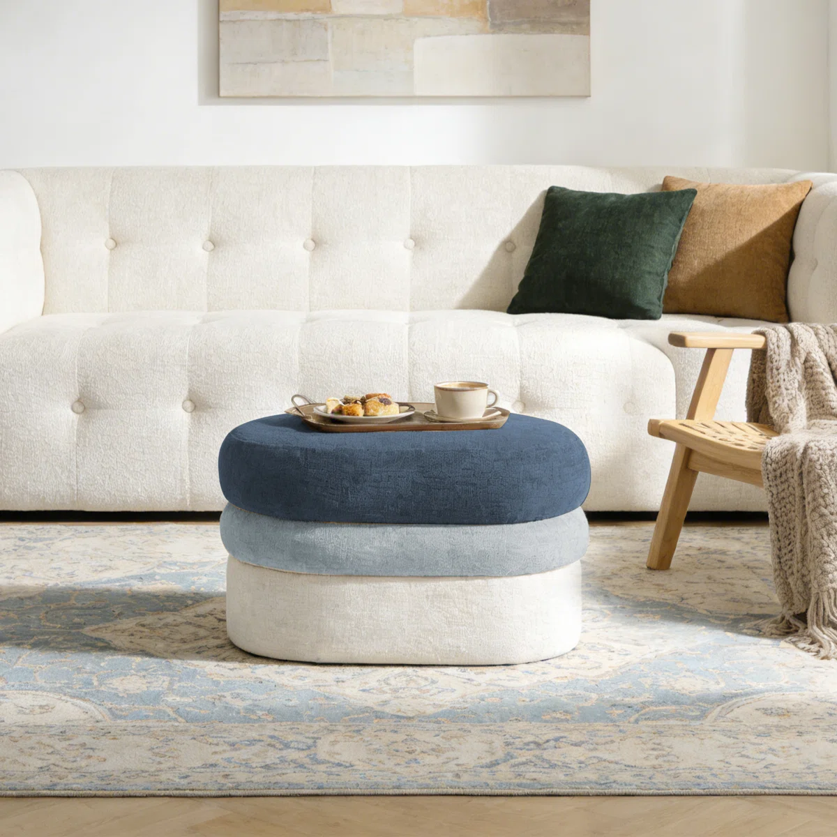 Layered Chenille Ombre Ottoman (12)