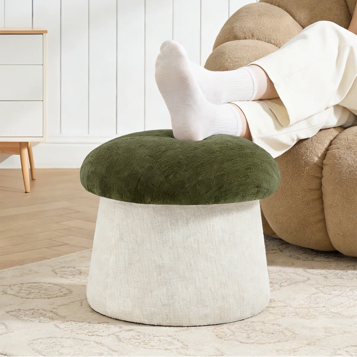 Mashroom Ottoman with Storage (2)